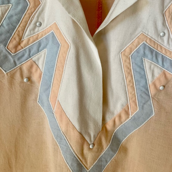 Vintage pink collared top - Picture 4 of 10